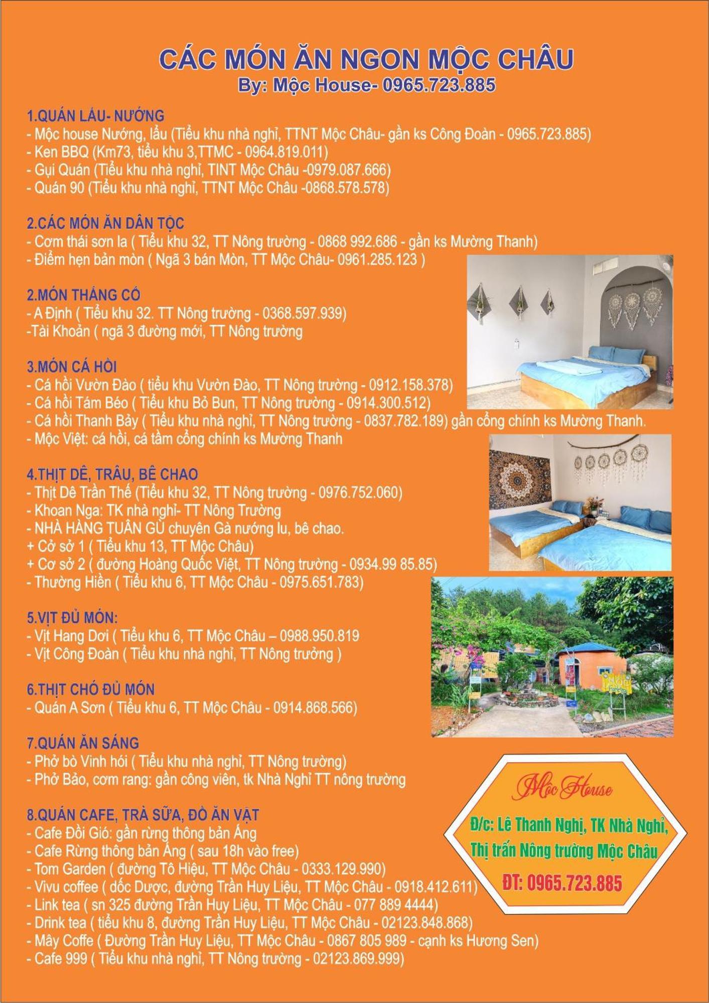 Moc House Βίλα Moc Chau Εξωτερικό φωτογραφία